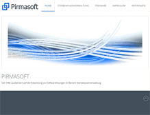 Tablet Screenshot of pirmasoft.com